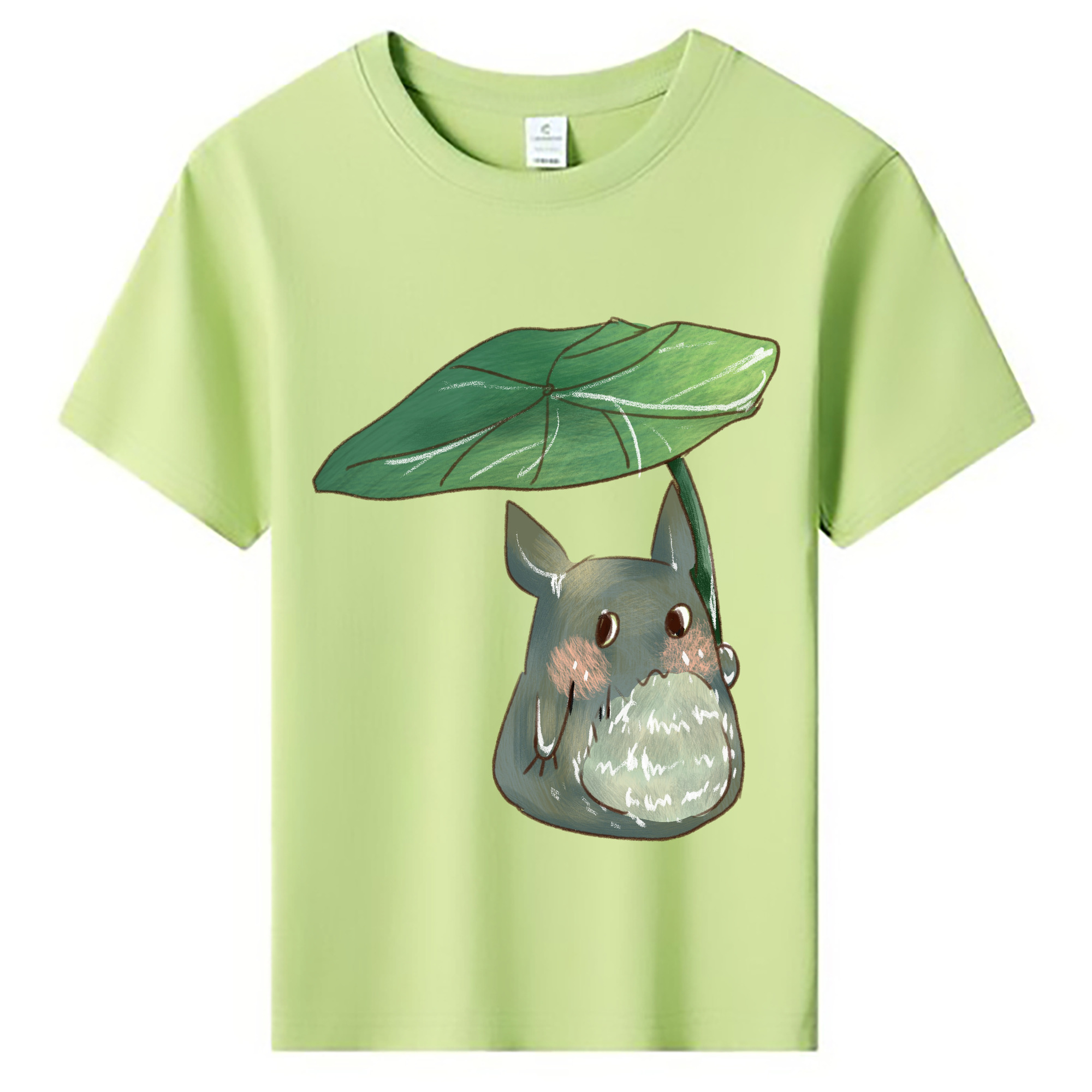 （画像用） となりのトトロ 草壁メイ 草壁サツキ My Neighbor Totoro Satsuki Kusakabe Mei Kusakabe 綿100％キッズTシャツ（フロントプリント）